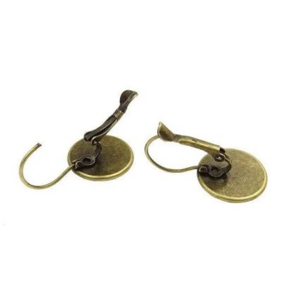 Blue Hummingbird Time Gemstone Earrings Silver Color Ear Jewelry For Women Girls - Picture 2 of 3